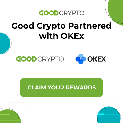 Good Crypto partners with OKEx – up to $110 worth as a bonus