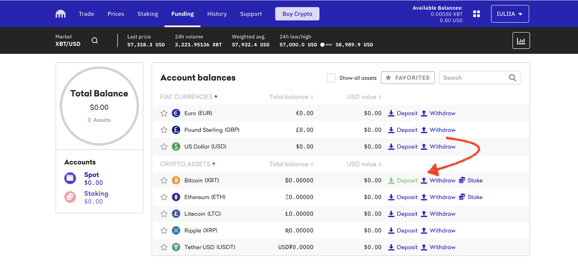 transfer from kraken to coinbase