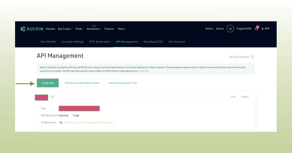kucoin api v1