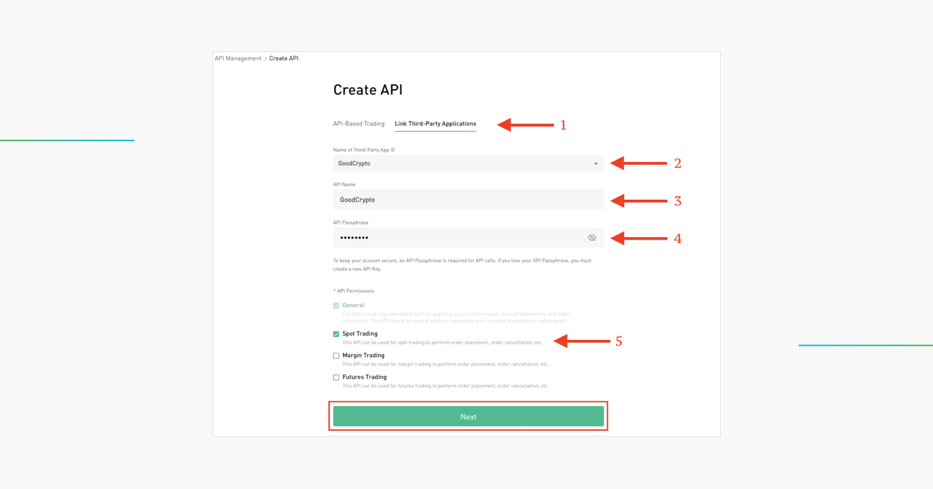 kucoin api key