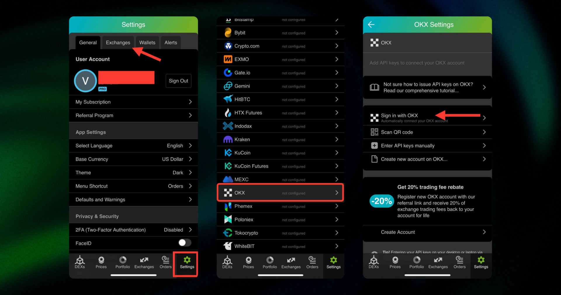okx api keys