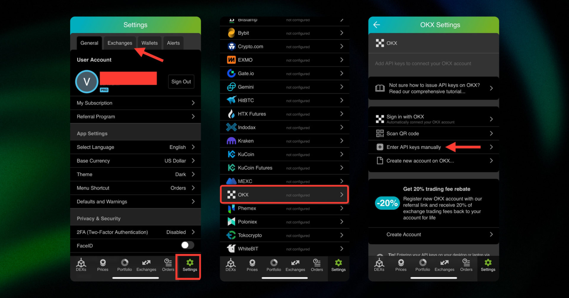okx api keys