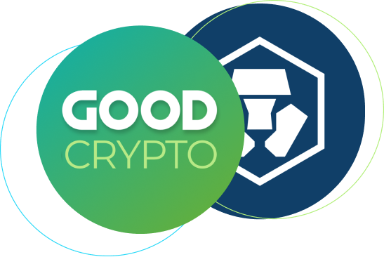 goodcrypto and crypto.com logo