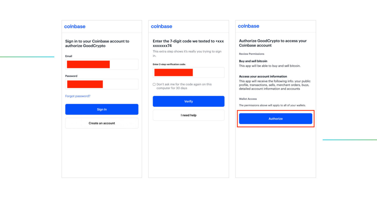 How to configure Coinbase API key and add it to Good Crypto