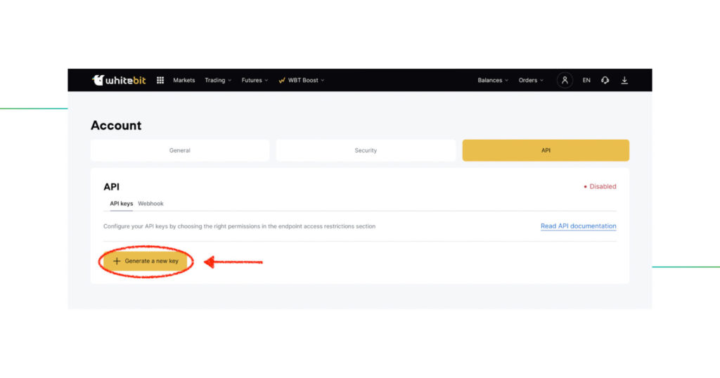 How to configure WhiteBIT API key and add it to Good Crypto