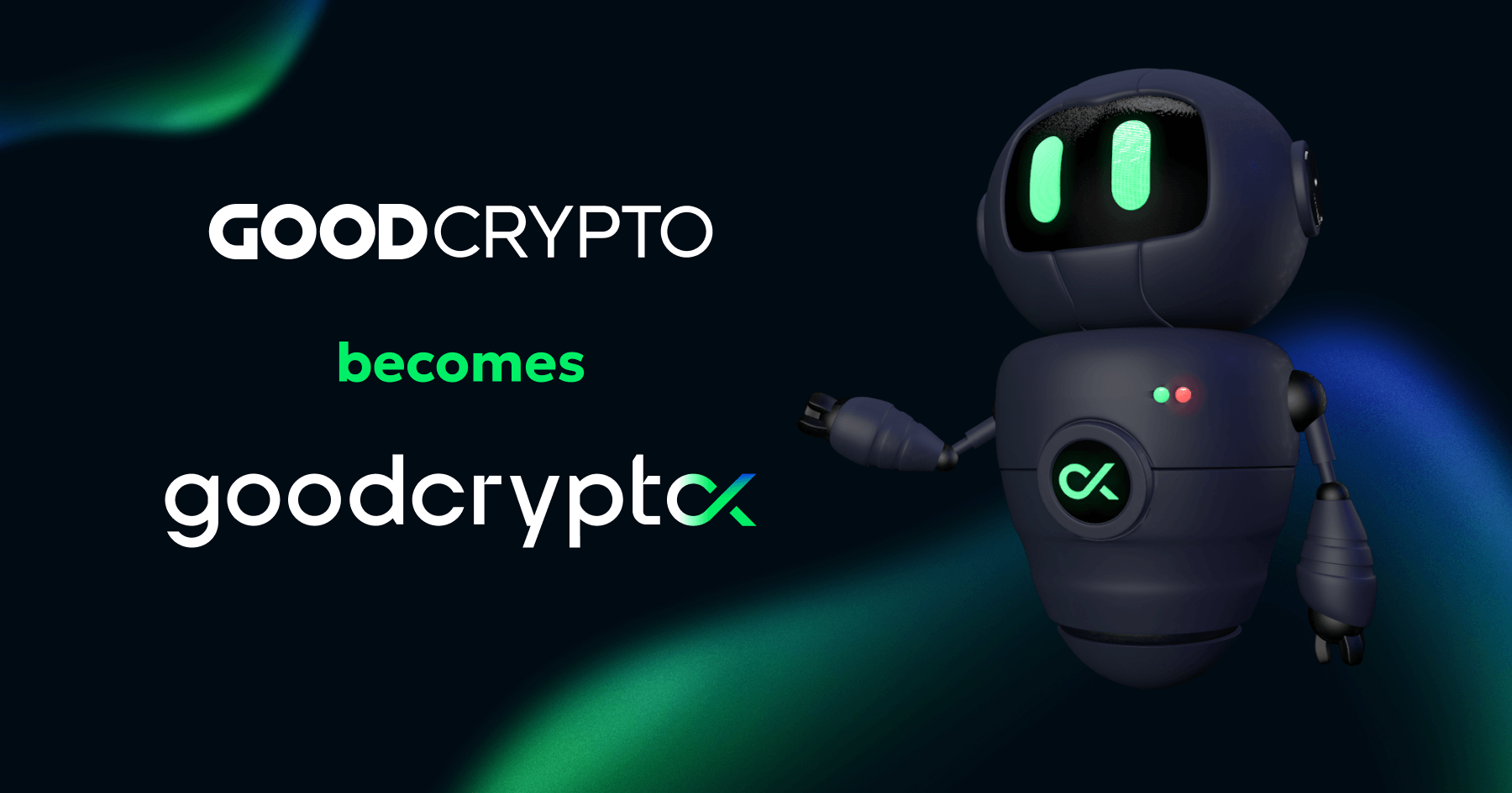 GoodCrypto becomes goodcryptoX: the future of DEX trading is here!