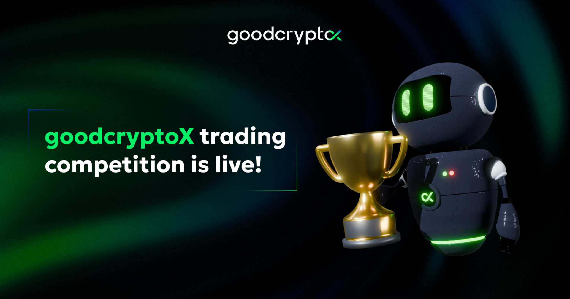 goodcryptoX trading contest prize pool