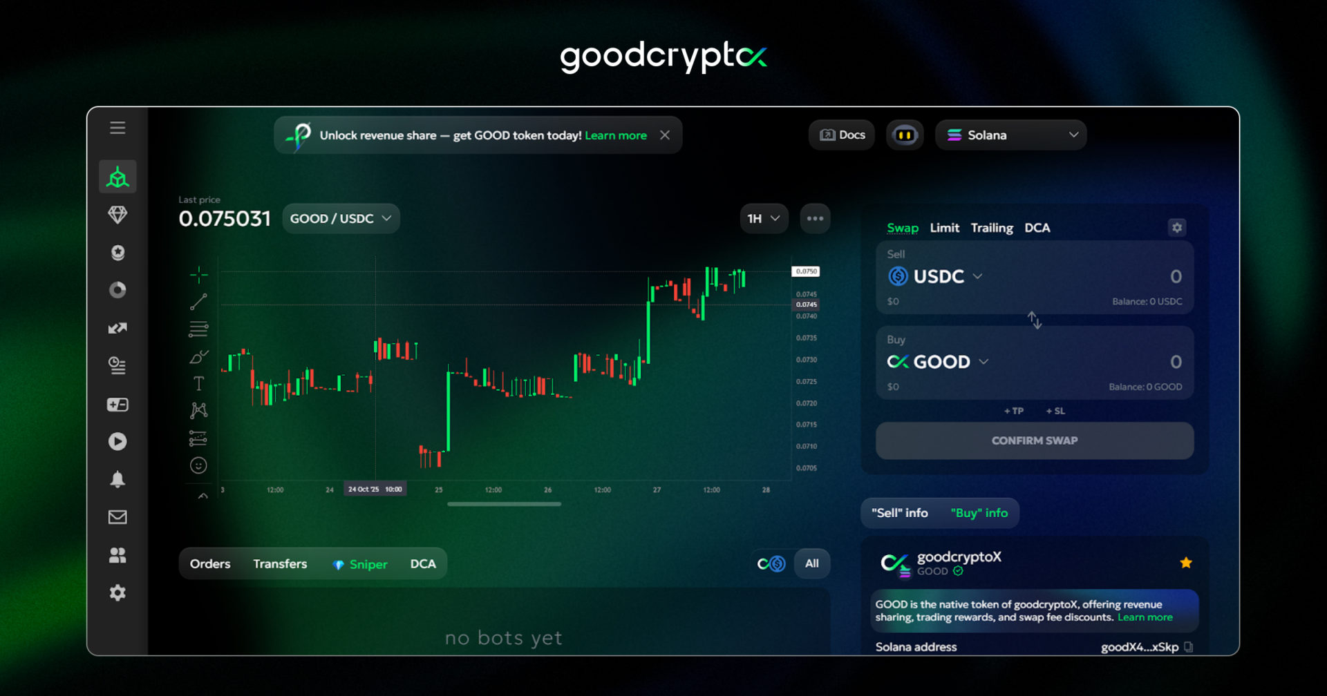 Solana wallet with $USDC