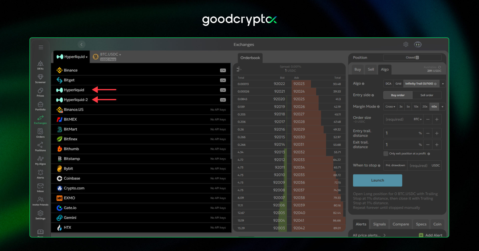 Hyperliquid bots by goodcryptoX