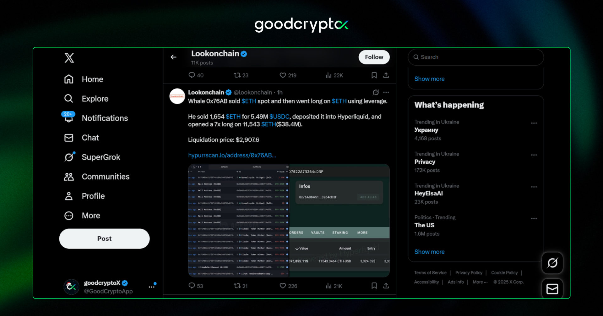 Hyperliquid approach