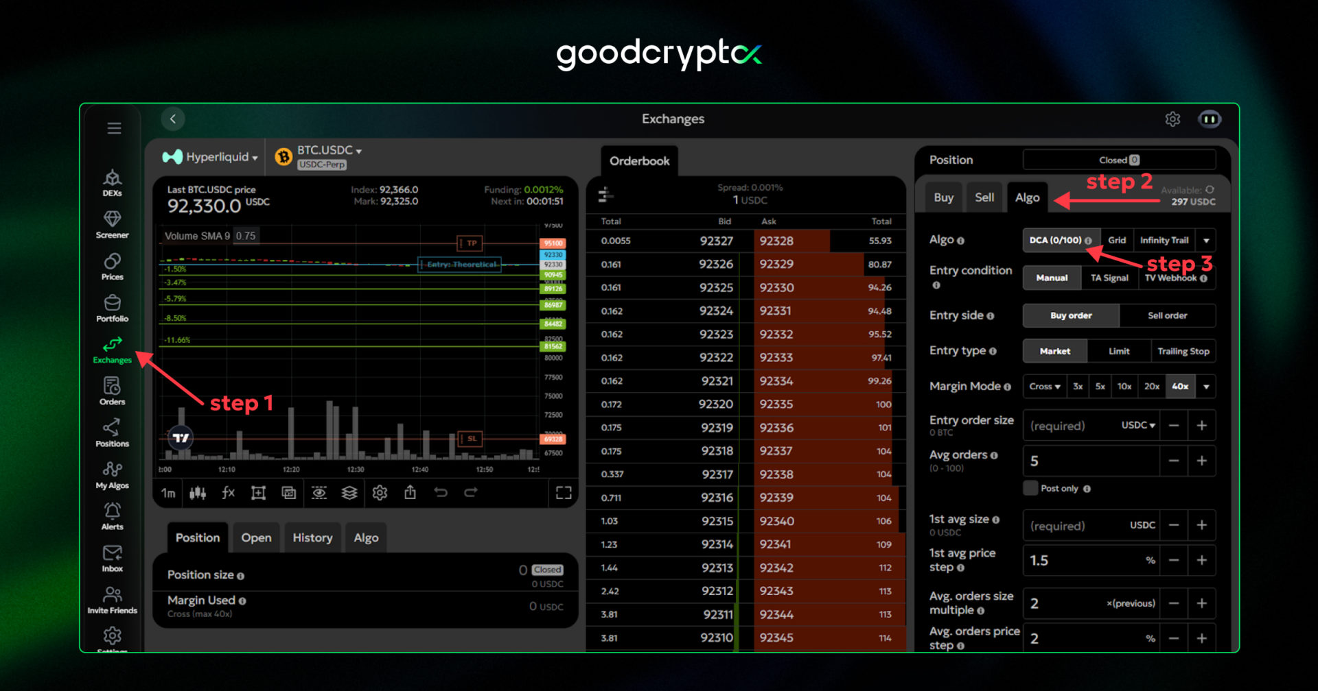 launching Hyperliquid DCA bot