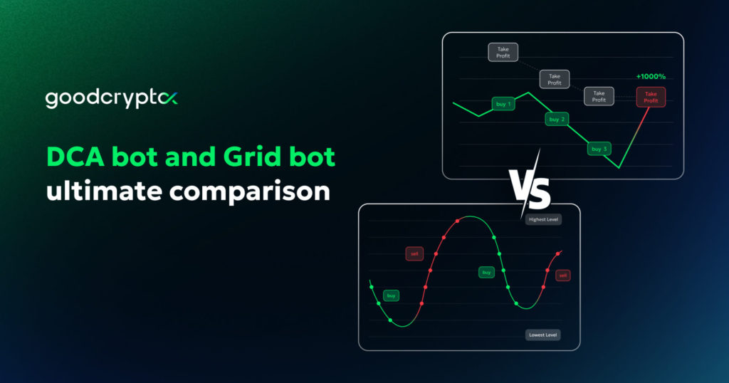 DCA bot vs. Grid bot: what strategy to pick and why?