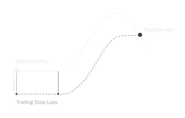 trailing stop order + trailing SL

