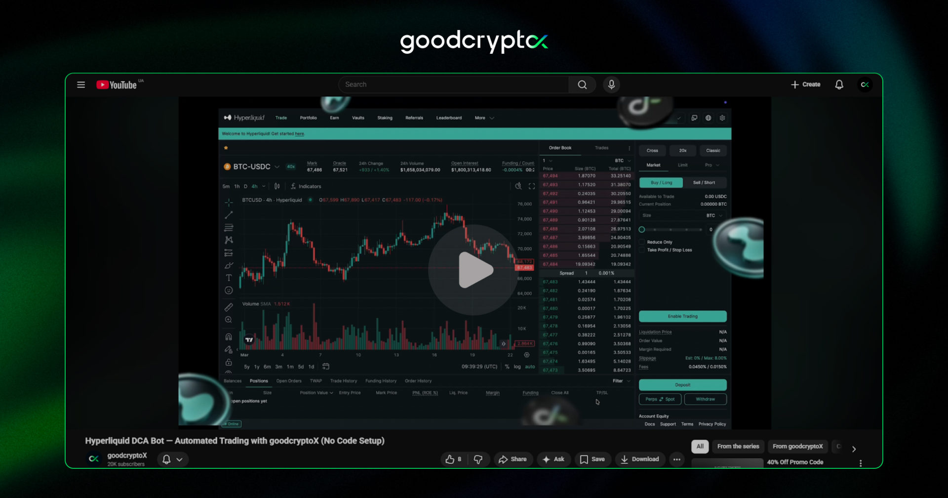 Hyperliquid DCA Bot on goodcryptoX