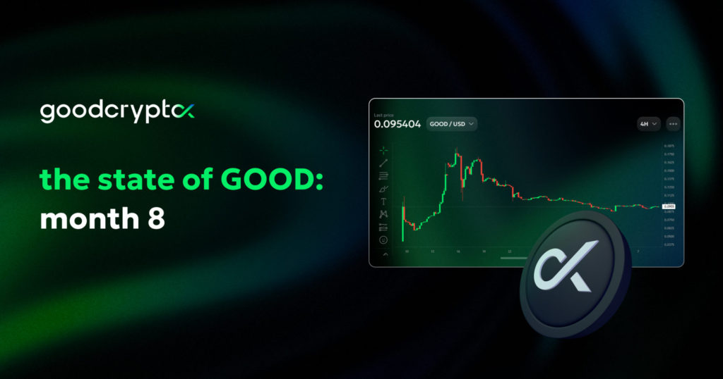the state of GOOD – month 8