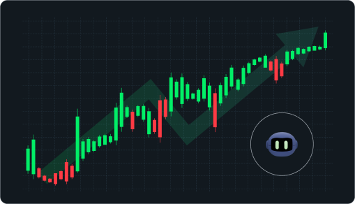 Trend trading strategy graphic