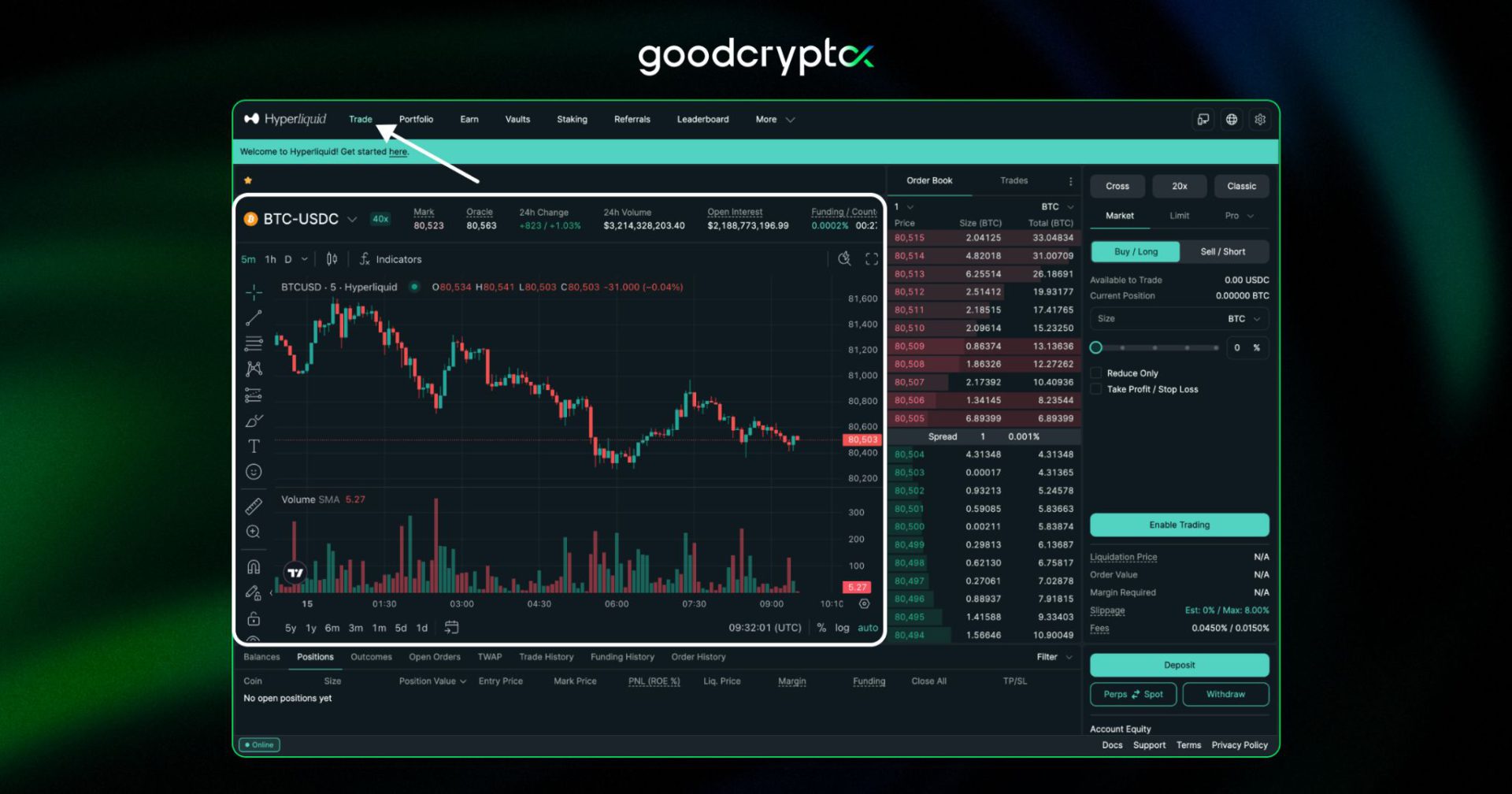 Hyperliquid trading interface review