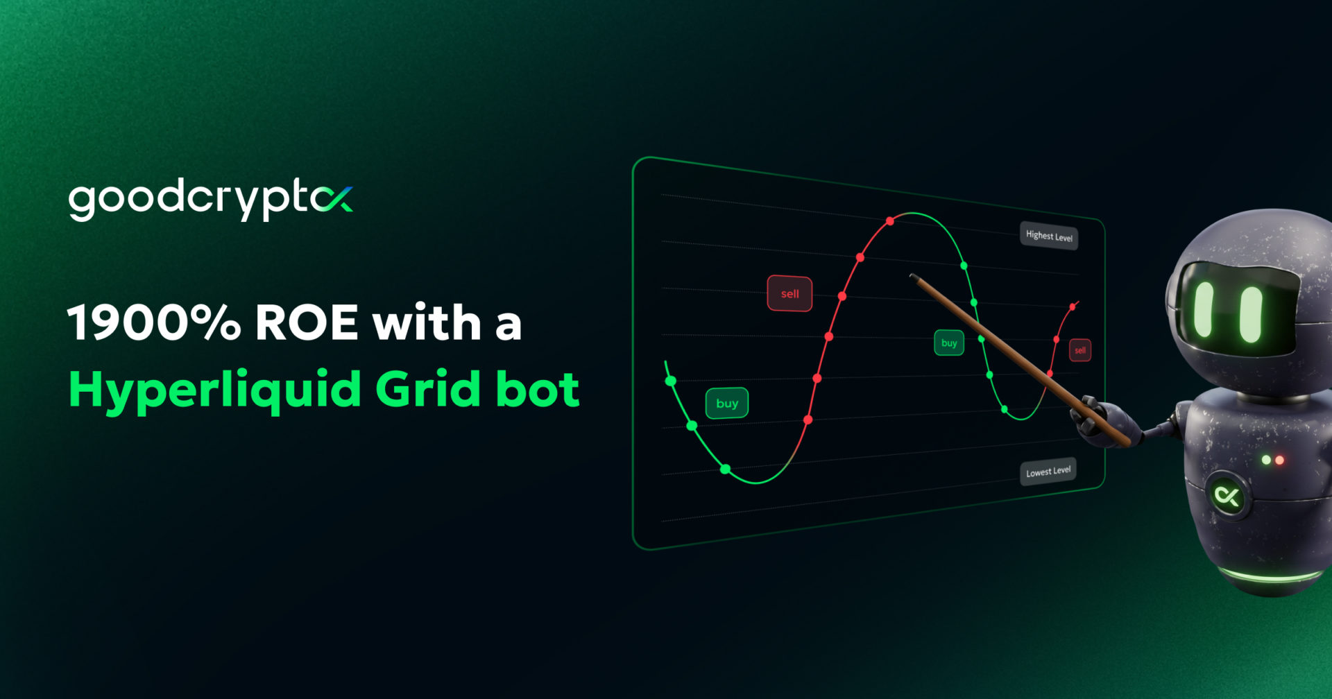 Hyperliquid Grid bot case studies: best setups with up to 1900% ROE
