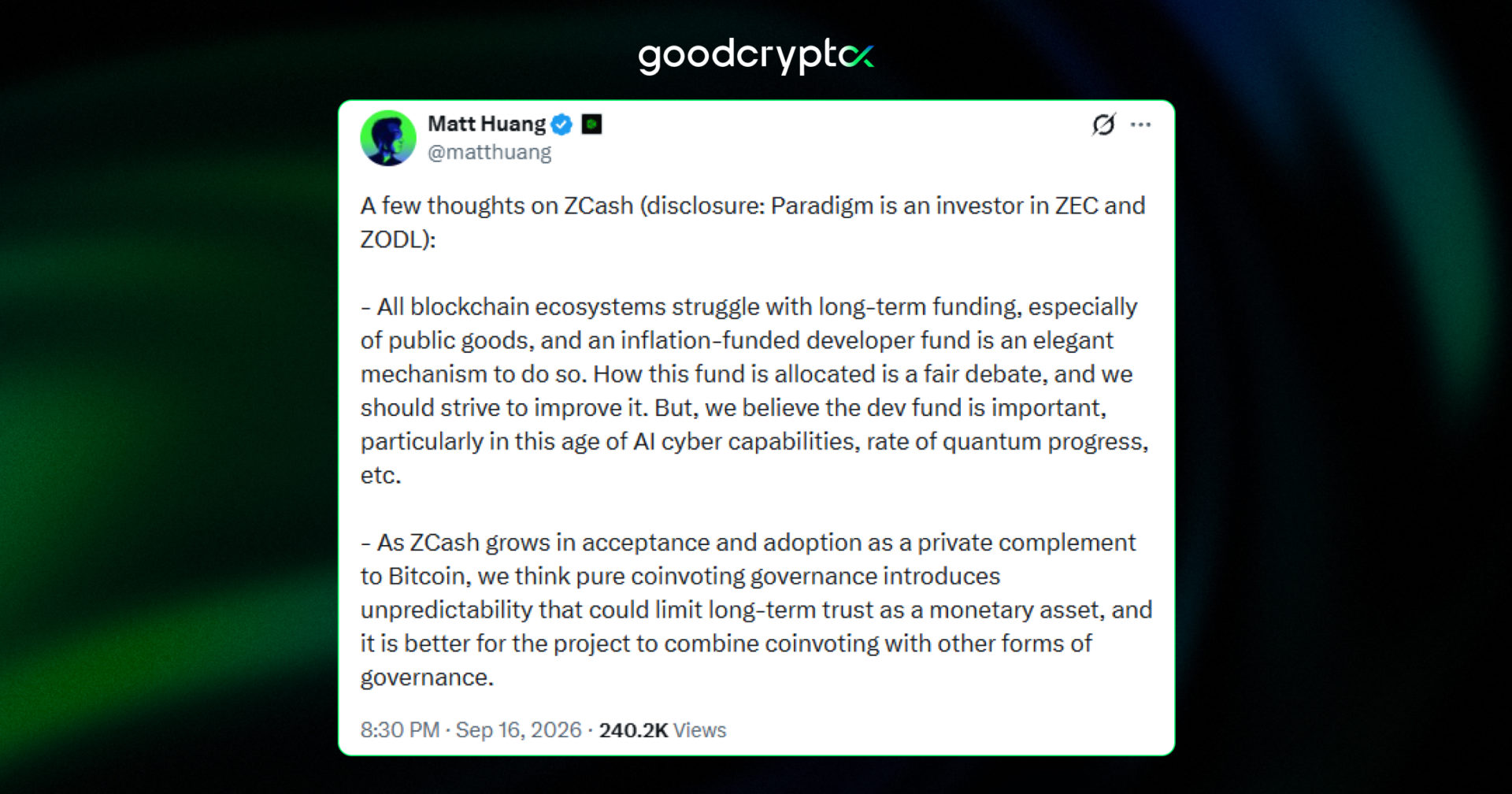 matt huang x post